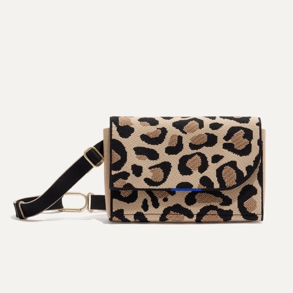 Rothy's Leopard Print Crossbody Bag